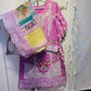 Pink chikan Kari - unstitched
