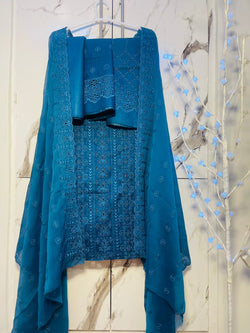 Blue chiken Kari - unstitched