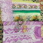Pink chikan Kari - unstitched