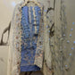 Sky blue dress from kalamkari brand - unstitched