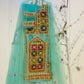 Blue balochi handmade suit - unstitched