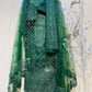 Green chikenkari - unstitched